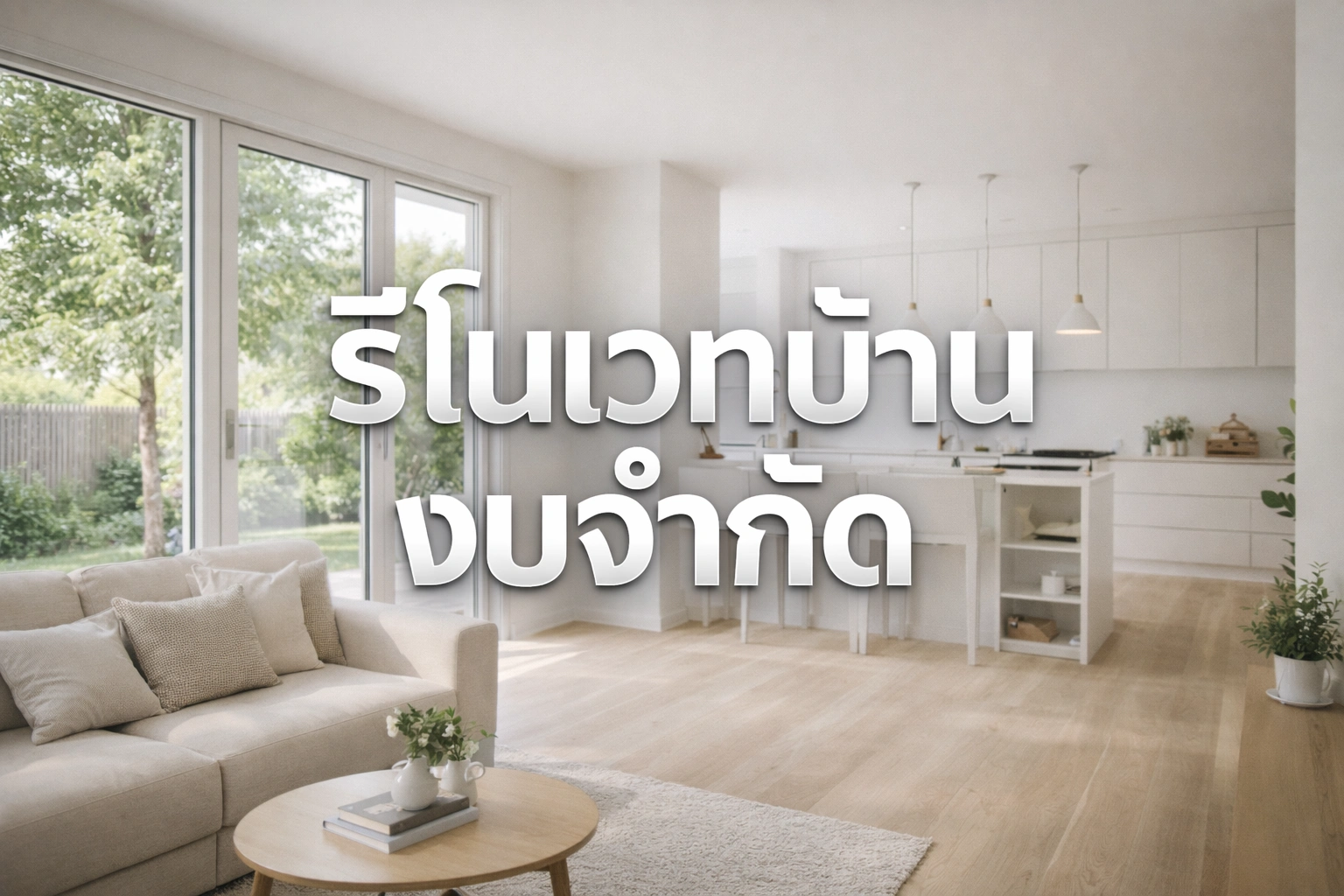 รีโนเวทบ้านงบจำกัด ทำอย่างไรให้สวยเหมือนบ้านใหม่โดยไม่บานปลาย