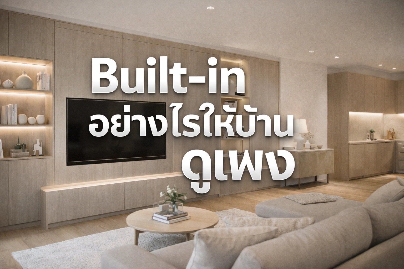 ทำ Built-in อย่างไรให้บ้านดูแพงขึ้นทันที
